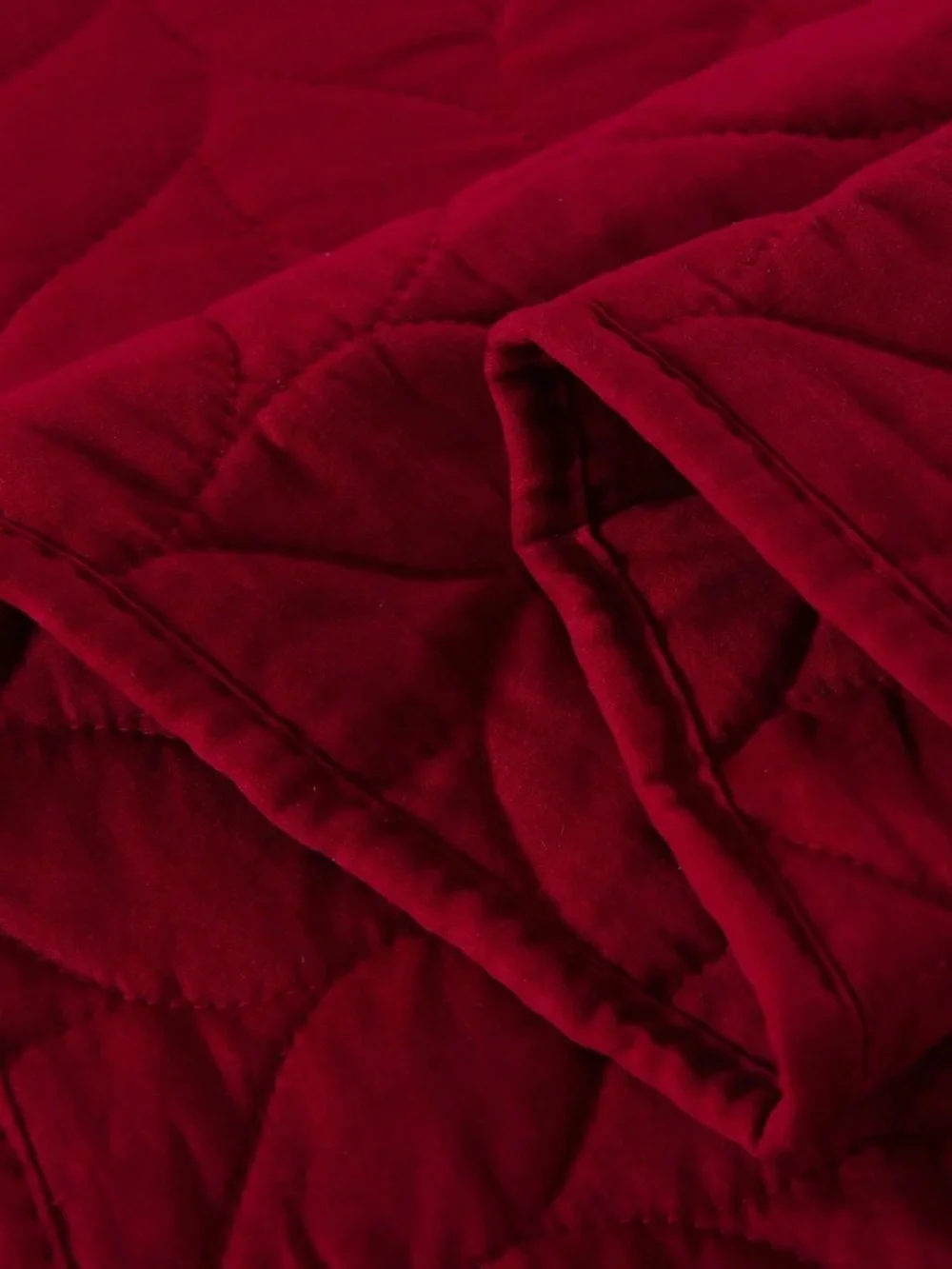 SOLID COLOR LEAF QUILTED 3 PIECE LIGHTWEIGHT QUILT king BEDSPREAD SET